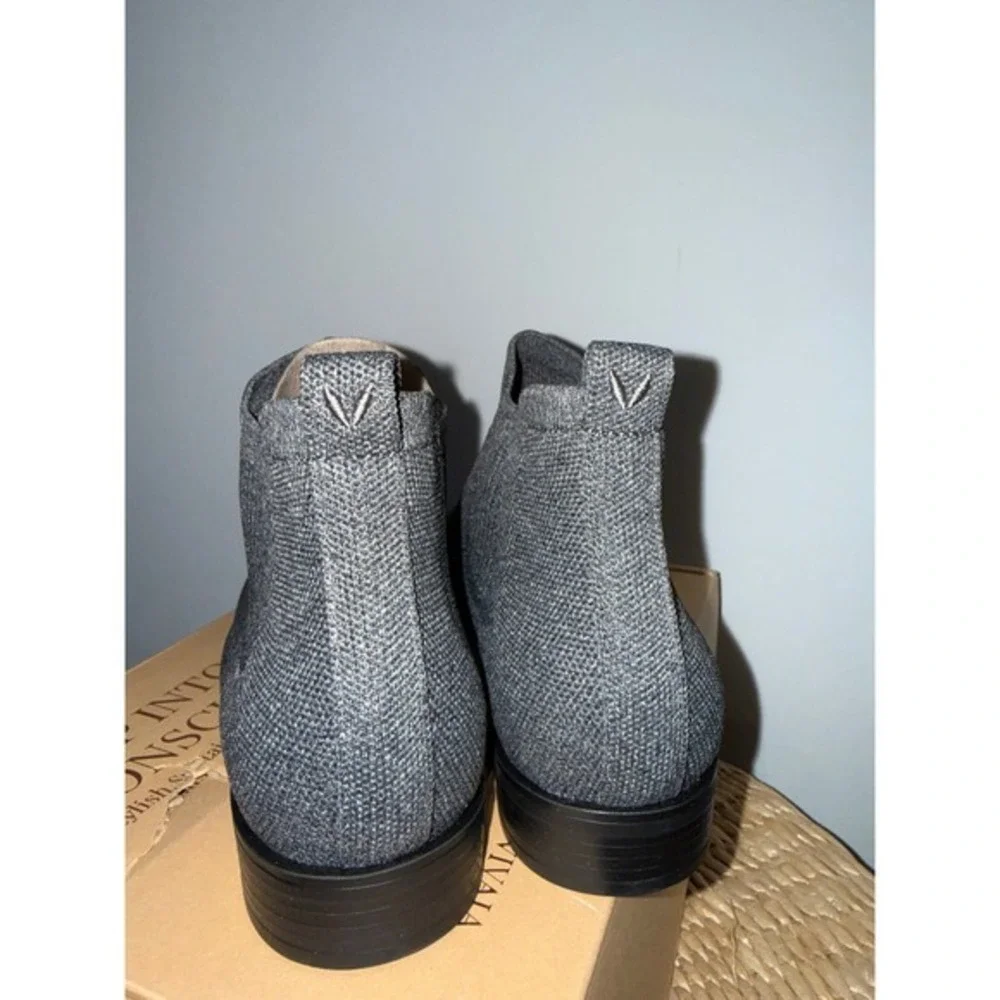 VIVAIA Water-Repellent Square-Toe Ankle Boots‎ Gray Everyday EU/41.5W US/10W
